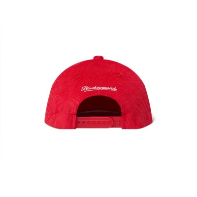 画像2: BLACK EYE PATCH (CIGAR SERIF CORDUROY CAP) WHITE-RED