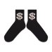 画像2: BLACK EYE PATCH (DOLLAR SIGN SOCKS) BLACK-GRAY (2)