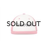 BLACK EYE PATCH (CIGAR SERIF CORDUROY CAP) WHITE-RED