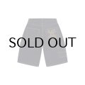 BLACK EYE PATCH (STENCIL LOGO DOUBLE KNEE DENIM SHORTS) INDIGO