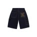 画像1: BLACK EYE PATCH (STENCIL LOGO DOUBLE KNEE DENIM SHORTS) INDIGO (1)