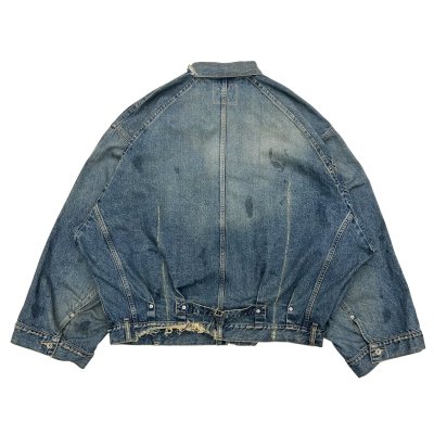 画像2: DAIRIKU (80YEAR DAMAGE DENIM JACKET) INDIGO