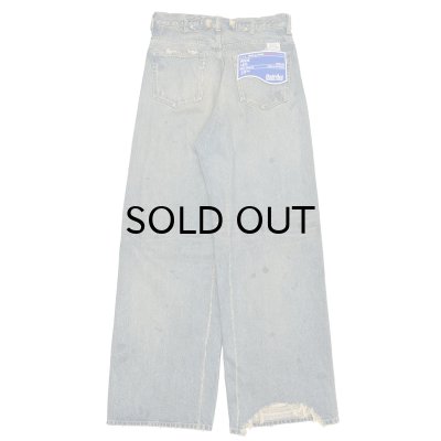 画像2: DAIRIKU (80YEAR DAMAGE WIDE DENIM PANTS) INDIGO