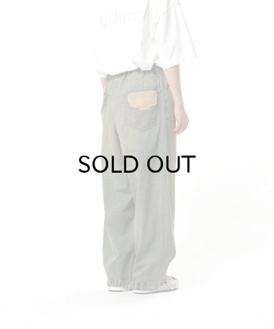 画像2: Maison MIHARA YASUHIRO (Light Denim Wide Pants) L.INDIGO