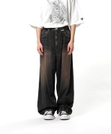 Maison MIHARA YASUHIRO (Light Denim Wide Pants) BLACK