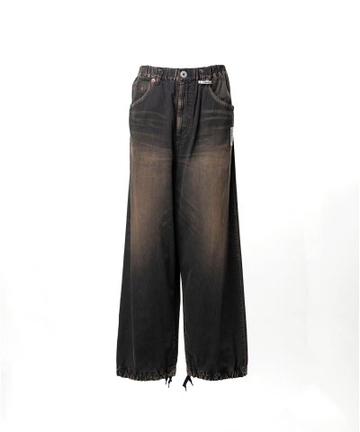画像3: Maison MIHARA YASUHIRO (Light Denim Wide Pants) BLACK