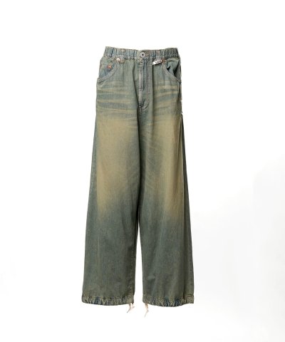 画像3: Maison MIHARA YASUHIRO (Light Denim Wide Pants) L.INDIGO