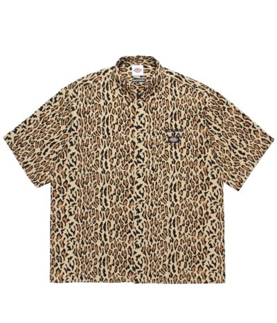 画像1: WACKO MARIA (DICKIES WORK SHIRT TYPE-2) LEOPARD