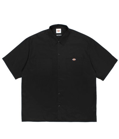 画像1: WACKO MARIA (DICKIES WORK SHIRT TYPE-1) BLACK