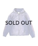 KAMIYA (“CRAYON FLAME KMY” Zip Hoodie) NAVY