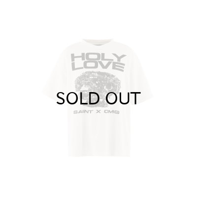 画像1: SAINT Mxxxxxx (KK_SS T-SHIRT_HOLY LOVE) WHITE