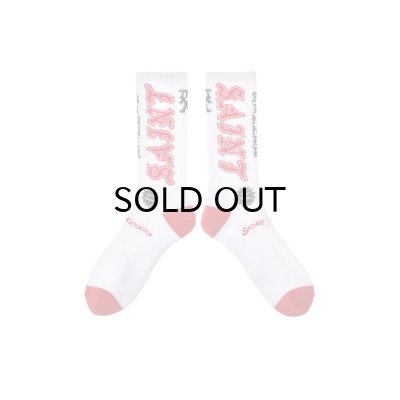 画像1: SAINT Mxxxxxx (SOCKS_SAINT) WHITE-RED