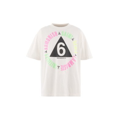 画像1: SAINT Mxxxxxx (SS T-SHIRT_6) WHITE