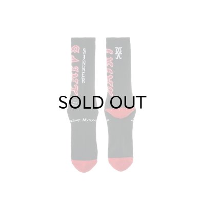 画像2: SAINT Mxxxxxx (SOCKS_SAINT) BLACK-RED