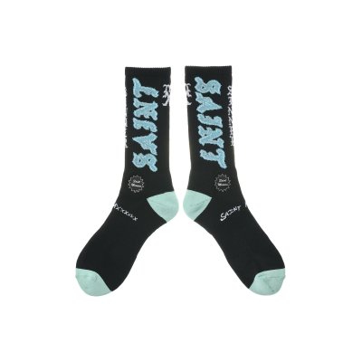 画像1: SAINT Mxxxxxx (SOCKS_SAINT) BLACK-BLUE