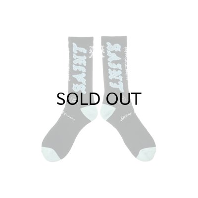画像1: SAINT Mxxxxxx (SOCKS_SAINT) BLACK-BLUE
