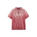 SAINT Mxxxxxx (SS HALF ZIP SWEAT_SAINT) RED