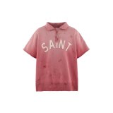 SAINT Mxxxxxx (SS HALF ZIP SWEAT_SAINT) RED