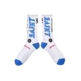 SAINT Mxxxxxx (SOCKS_SAINT) WHITE-BLUE