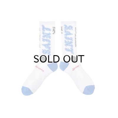画像1: SAINT Mxxxxxx (SOCKS_SAINT) WHITE-BLUE
