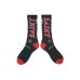 画像1: SAINT Mxxxxxx (SOCKS_SAINT) BLACK-RED (1)