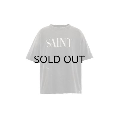 画像1: SAINT Mxxxxxx (SS T-SHIRT_SAINT 666) BLACK