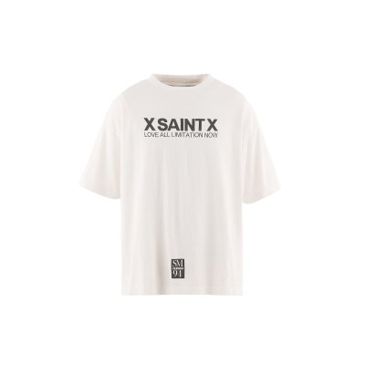 画像1: SAINT Mxxxxxx (SS T-SHIRT_X SAINT X) WHITE