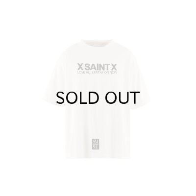 画像1: SAINT Mxxxxxx (SS T-SHIRT_X SAINT X) WHITE