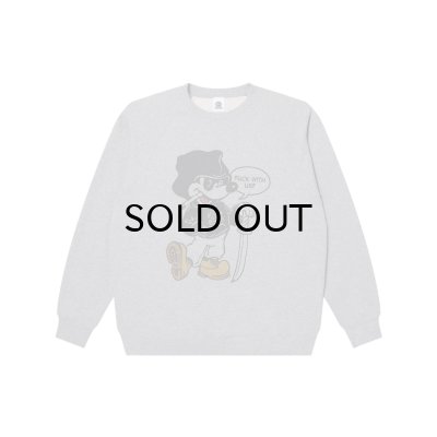 画像1: BLACK EYE PATCH (BOOTLEG RAT CREW SWEAT) H.GRAY