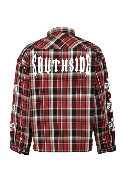 画像2: BREATH (SOUTHSIDE CROSS CHECK SHIRT) RED