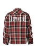 画像2: BREATH (SOUTHSIDE CROSS CHECK SHIRT) RED (2)