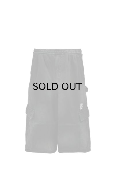 画像1: BREATH (BH LOGO SWEAT CARGO SHORTS) BLACK