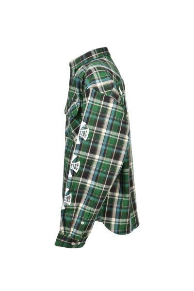 画像3: BREATH (SOUTHSIDE CROSS CHECK SHIRT) GREEN