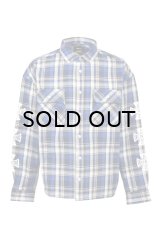 BREATH (SOUTHSIDE CROSS CHECK SHIRT) BLUE