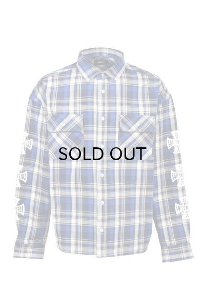画像1: BREATH (SOUTHSIDE CROSS CHECK SHIRT) BLUE