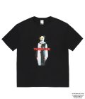 WACKO MARIA (TERRIFIER WASHED HEAVY WEIGHT CREW NECK T-SHIRT TYPE-2) BLACK