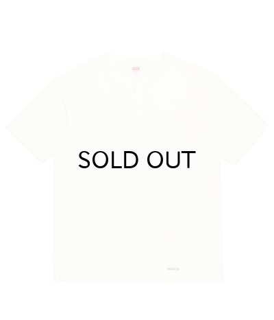 画像2: WACKO MARIA (HEALTHKNIT HENRY NECK T-SHIRT) WHITE