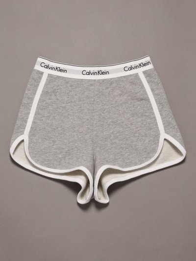 画像1: Calvin Klein (Icon Cotton Modal スリープショートボトム) GRAY