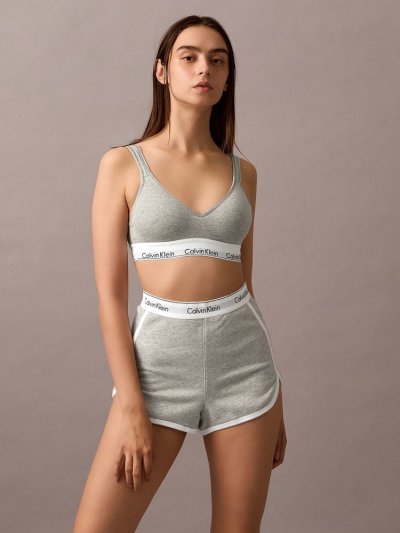 画像2: Calvin Klein (Icon Cotton Modal スリープショートボトム) GRAY