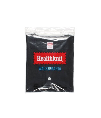 画像3: WACKO MARIA (HEALTHKNIT HENRY NECK LONG DLEEVE T-SHIRT) BLACK