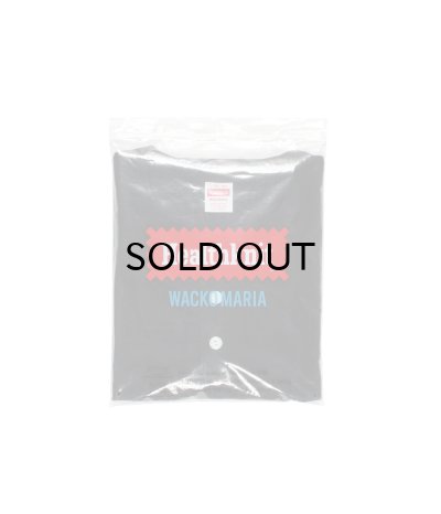 画像1: WACKO MARIA (HEALTHKNIT HENRY NECK T-SHIRT) BLACK