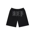 BLACK EYE PATCH (3 LETTER OE SWEAT BAGGY SHORTS) BLACK