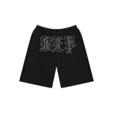 BLACK EYE PATCH (3 LETTER OE SWEAT BAGGY SHORTS) BLACK