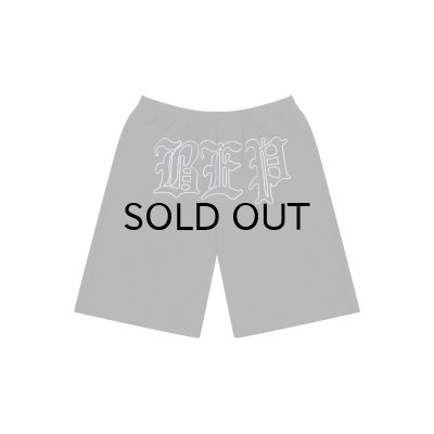 画像1: BLACK EYE PATCH (3 LETTER OE SWEAT BAGGY SHORTS) BLACK
