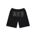 画像1: BLACK EYE PATCH (3 LETTER OE SWEAT BAGGY SHORTS) BLACK (1)