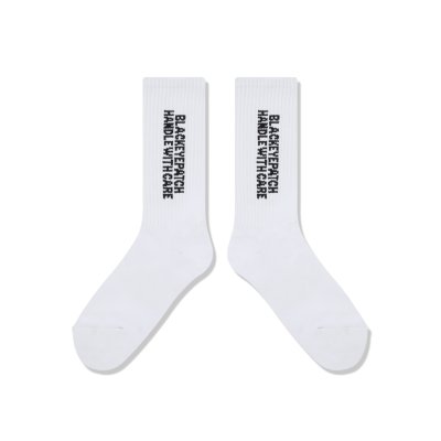 画像3: BLACK EYE PATCH (HWC SOCKS) WHITE