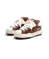 Maison MIHARA YASUHIRO ("BLAKEY PUFFER" OG SOLE BRUSHED SUEDE LOW-TOP SNEAKER) BROWN