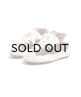 Maison MIHARA YASUHIRO ("BLAKEY PUFFER" OG SOLE BRUSHED SUEDE LOW-TOP SNEAKER) BROWN
