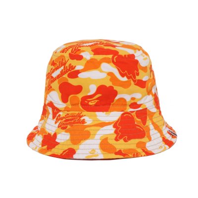画像1: EMOTIONALLY UNAVAILABLE (EU APE ALOHA BUCKET HAT) ORANGE