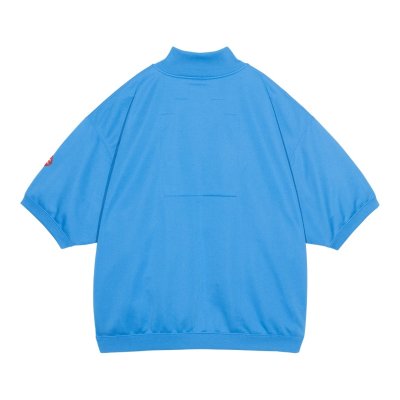 画像2: C.E (PE JERSEY SHORT SLEEVE HALF ZIP) BLUE